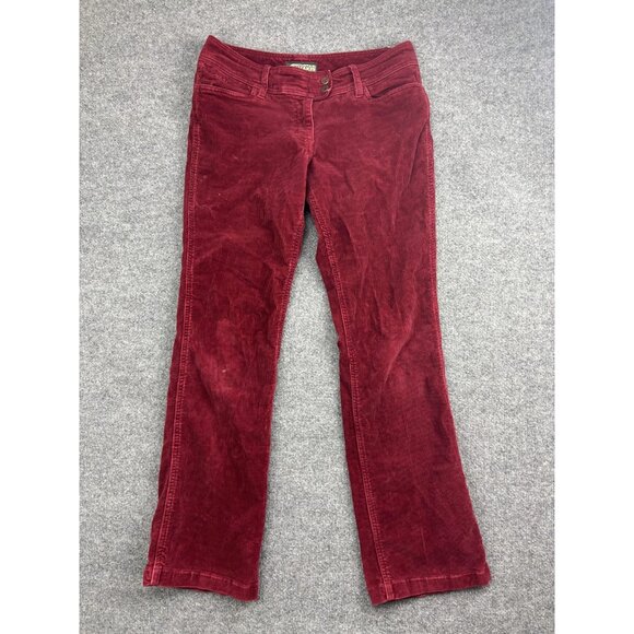 Mountain Khakis Corduroy Pants Womens 8 Long Burgundy Bootcut Casual Outdoors - Picture 1 of 8